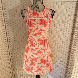 J Crew lined tropical sheath dress Size 2